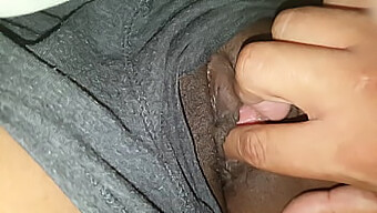 Wet And Wild Homemade Pussy Play With A Black Beauty